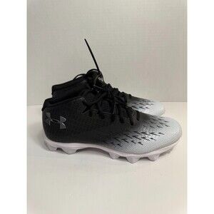 .9090 Under Armour Spotlight Lux 2.0 Football Cleats in Black/White -US 12 Mens